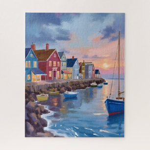 Puzzle Journée en bateau Peinture aquarelle de l'océan