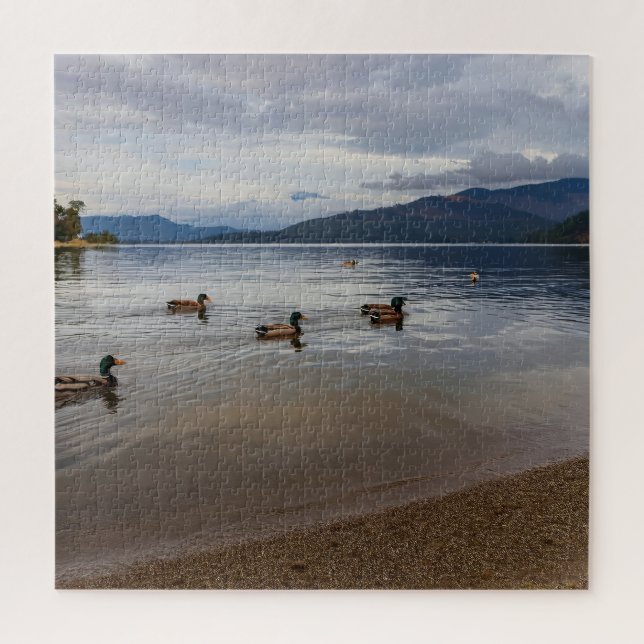 Puzzle Journée pacifique au Loch Lomond (Vertical)