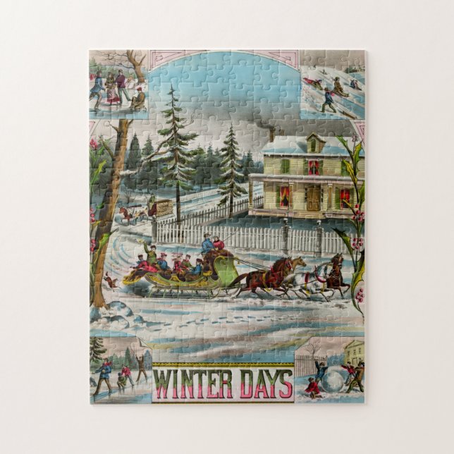 Puzzle Jours d'hiver (Vertical)