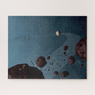 Puzzle Jovian Trojans Astéroïdes.