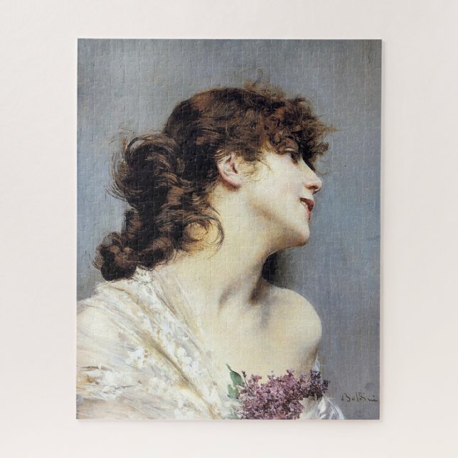Puzzle Joyeuse jeune femme (par Giovanni Boldini) (Vertical)