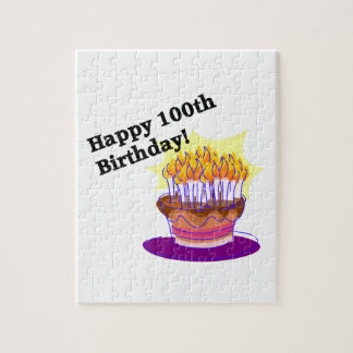 Puzzle Joyeux 100th anniversaire