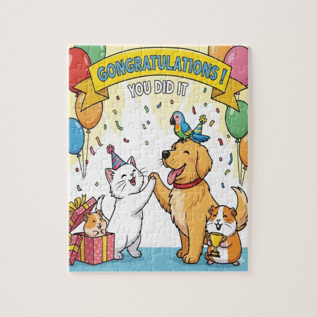 Puzzle Joyeux animaux (Vertical)