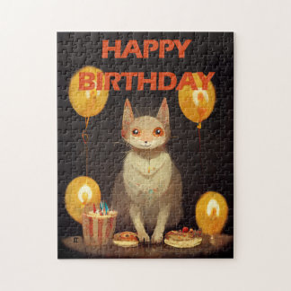 Puzzle Joyeux anniversaire ! - fête du chat