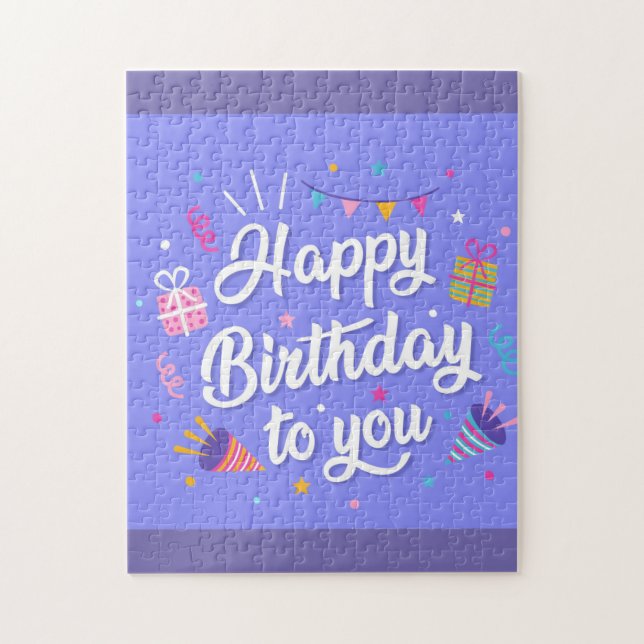 Puzzle Joyeux Anniversaire Pour Vous (Vertical)