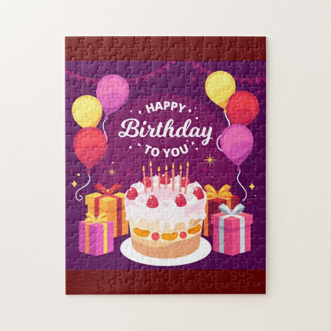 Puzzle Joyeux Anniversaire Pour Vous (Vertical)