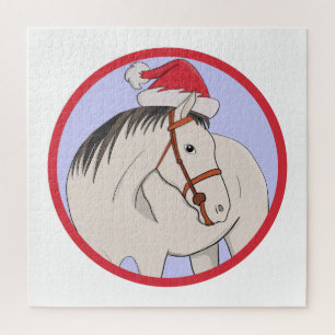 Puzzle Joyeux Cheval de Noël