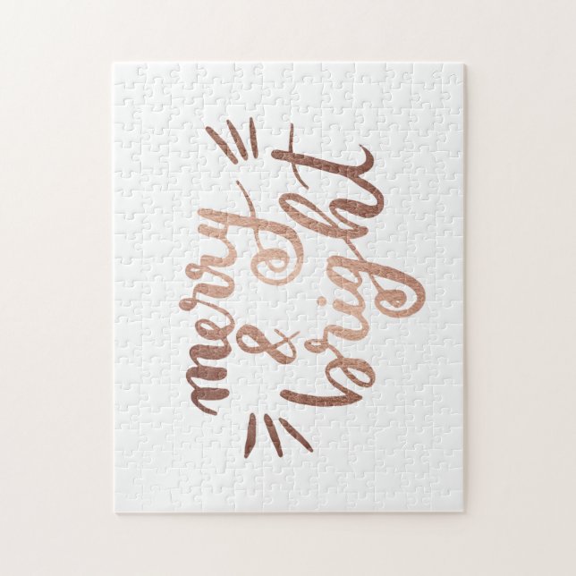 Puzzle Joyeux et lumineux - cuivre (Vertical)