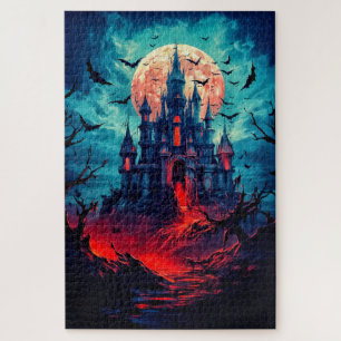 Puzzle Joyeux Halloween   Maison hantée