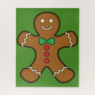Puzzle Joyeux homme en pain d'épices