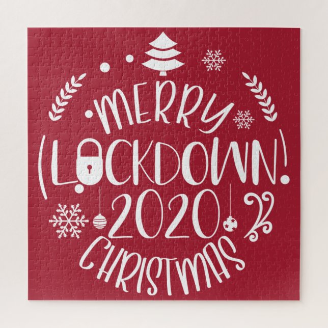 Puzzle Joyeux lock-down Christmas 2020 (Vertical)