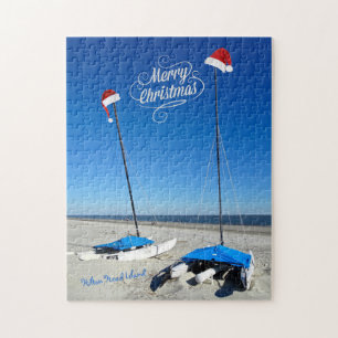 Puzzle Joyeux Noël Hilton Head Island Beach and Boats