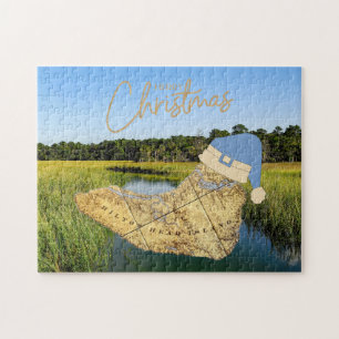 Puzzle Joyeux Noël Hilton Head Island Carte Marshlands