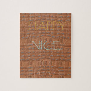 Puzzle Joyeux Noël Impression d'art de zèbre