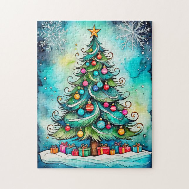 Puzzle Joyeux Noël | Joyeuses fêtes, tous (Vertical)