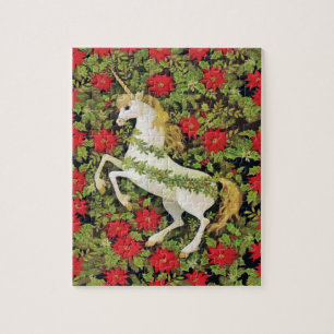 Puzzle Joyeux Noël licorne