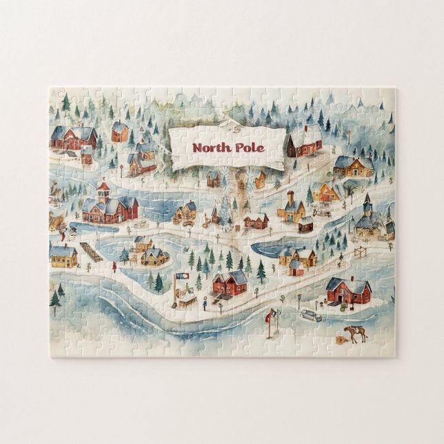 Puzzle Joyeux Noël vintage (Horizontal)