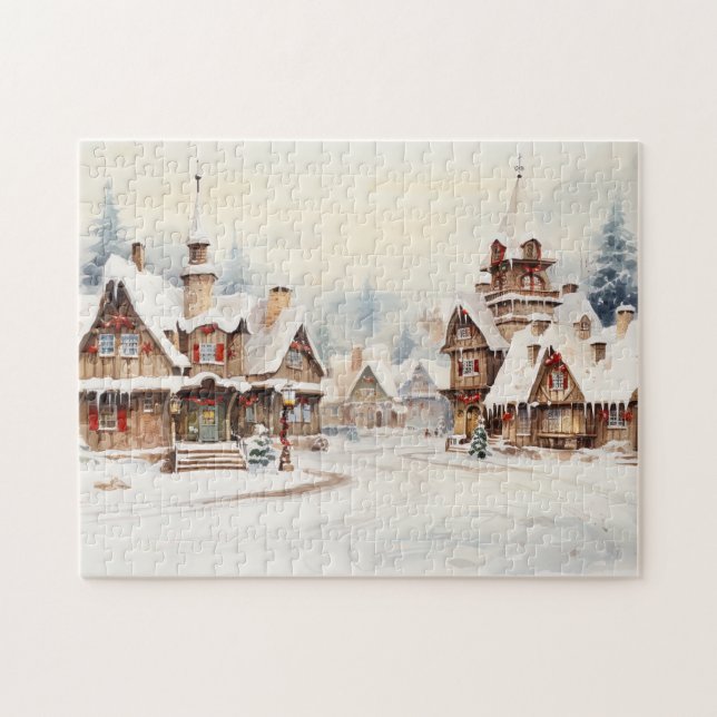 Puzzle Joyeux Noël vintage (Horizontal)