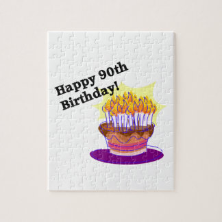 Puzzle Joyeux quatre-vingt-dixième anniversaire !