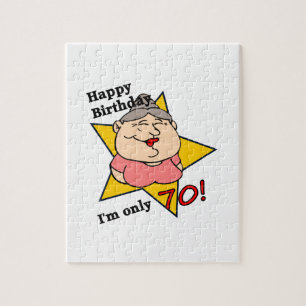 Puzzle Joyeux soixante-dixième anniversaire