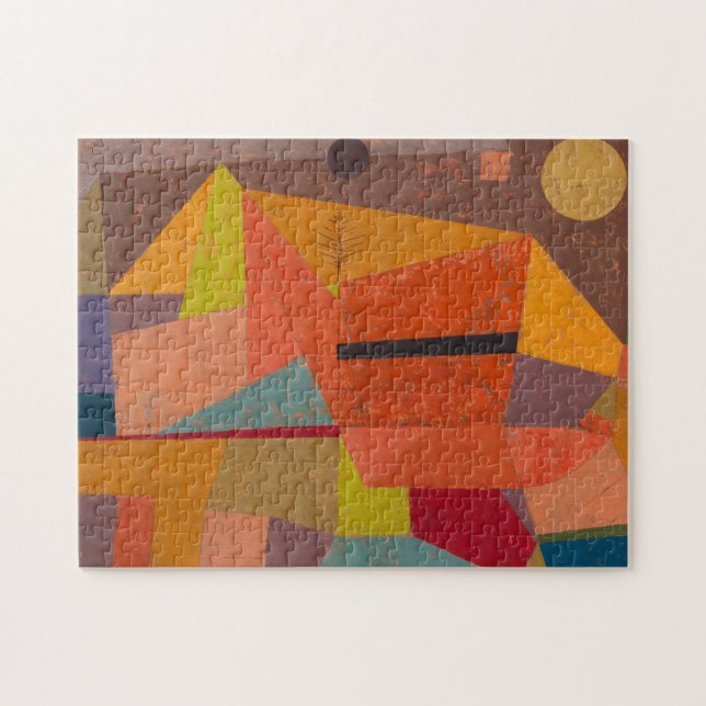 Puzzle Joyful Mountain Landcape par Paul Klee (Horizontal)