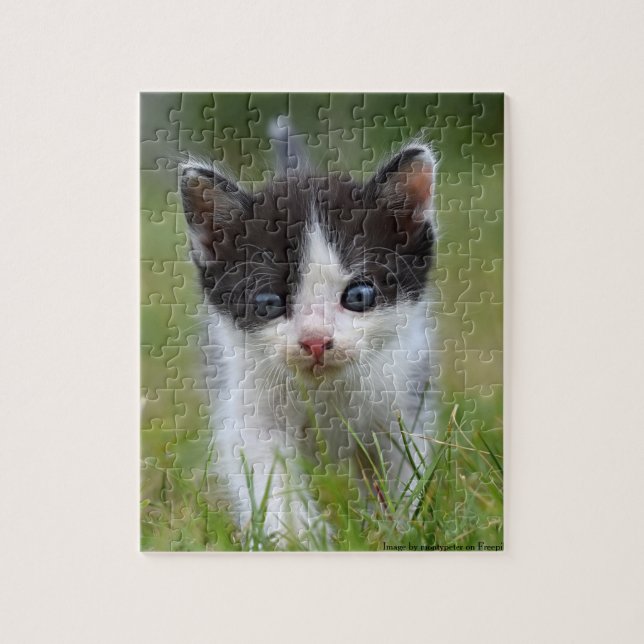 Puzzle Jungle Kitty (Vertical)