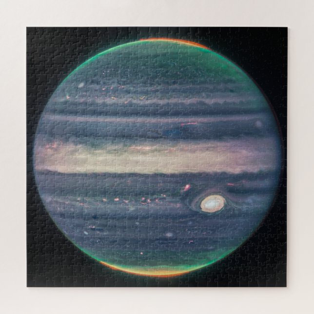 Puzzle Jupiter Neon Glows | NIRCam | JWST (Horizontal)