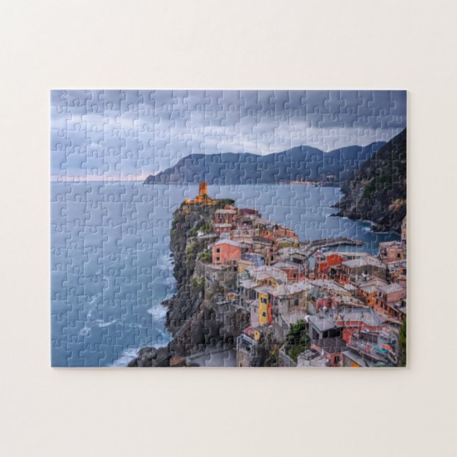 Puzzle Juste après le coucher du soleil | Vernazza, (Horizontal)