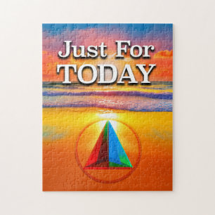 Puzzle Juste pour AUJOURD'HUI Slogan de rétablissement Pl