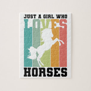 Puzzle Juste une fille qui aime les chevaux   Horse Girl