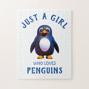 Puzzle Juste une fille qui aime les pingouins