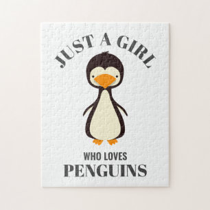 Puzzle Juste une fille qui aime les pingouins
