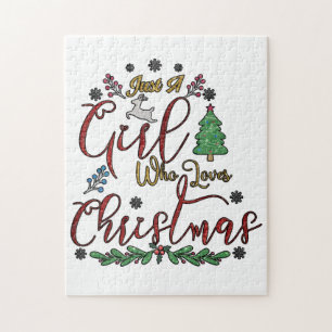 Puzzle Juste une fille qui aime Noël