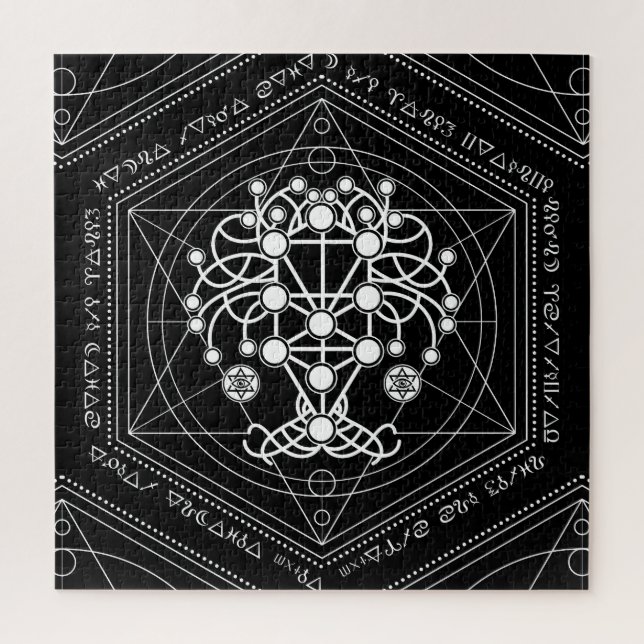 Puzzle Kabbalah L'Arbre de la Vie La Géométrie Sacrée (Vertical)