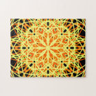 Kaleidoscope Mandala Art Energy Fleur Jaune
