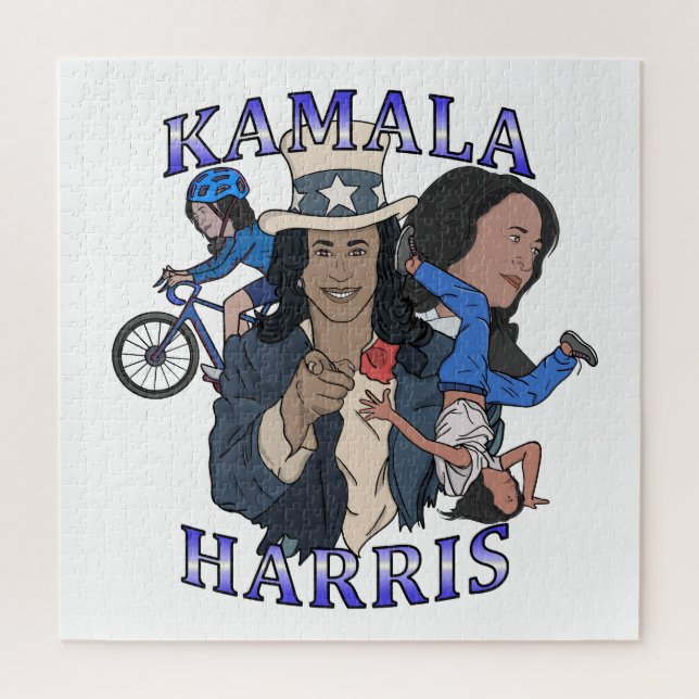 Puzzle Kamala Harris Bootleg Rap (Vertical)