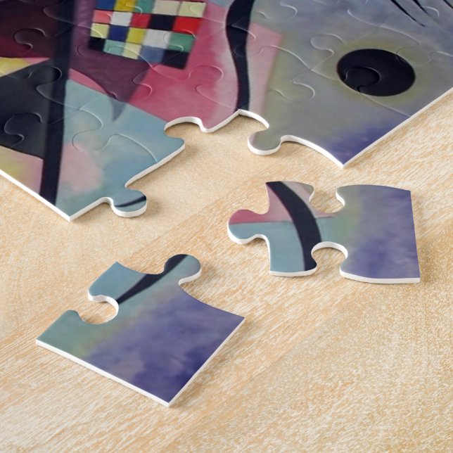 Puzzle Kandinsky 1925/jaune/rouge/bleu/pixdezines (Côté)