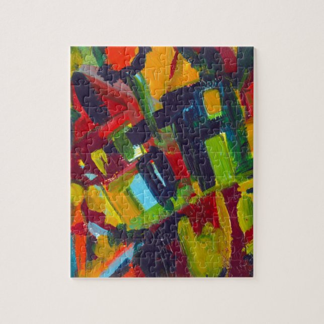Puzzle Kandinsky 304 Oeuvre Abstraite colorée (Vertical)