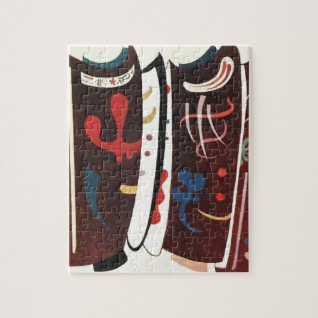 Puzzle Kandinsky Brown avec Supplément Abstrait (Vertical)