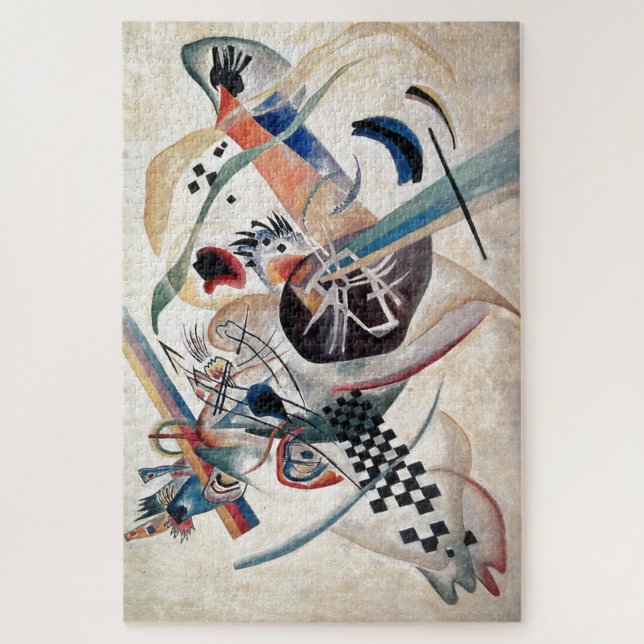 Puzzle Kandinsky Composition Peinture artistique Abstrait (Vertical)