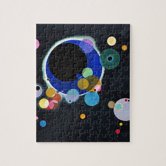 Puzzle Kandinsky Plusieurs cercles Abstraits (Vertical)