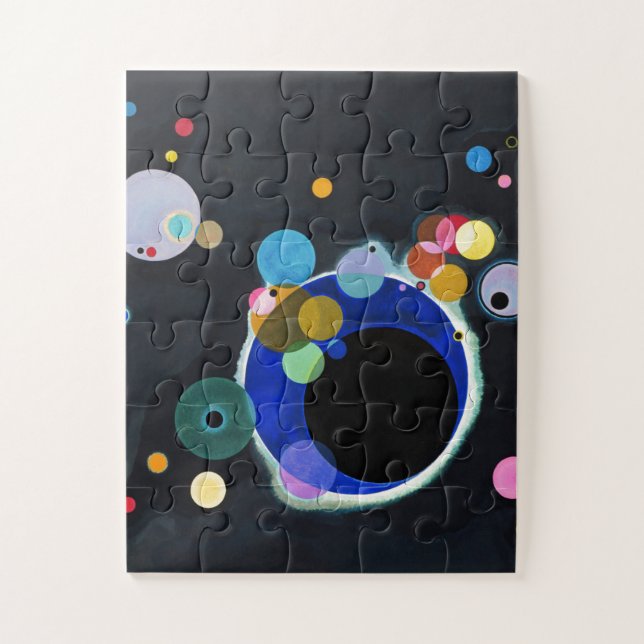 Puzzle Kandinsky Plusieurs cercles Peinture d'art Abstrai (Vertical)
