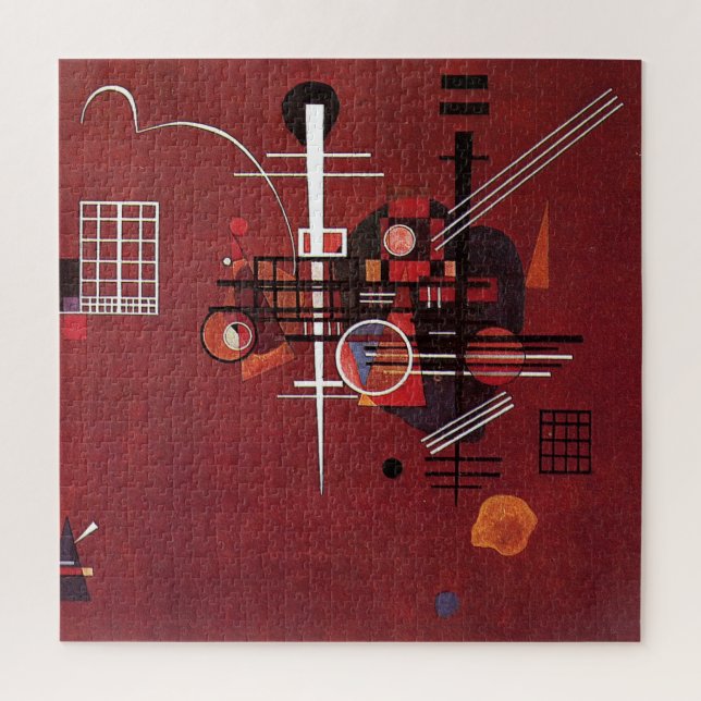 Puzzle Kandinsky - Rouge mouillé (Vertical)