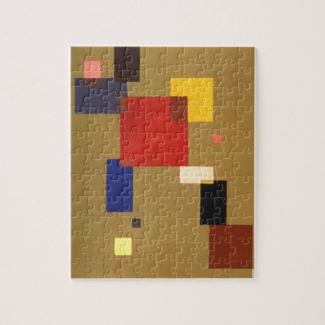 Puzzle Kandinsky Treize Rectangles peinture Abstraite (Vertical)