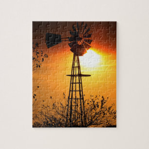 Puzzle Kansas Windmill