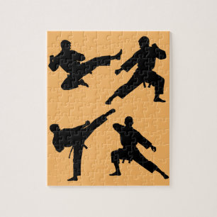 Puzzle Karate moderne tendance / Taekwondo / judo Orange