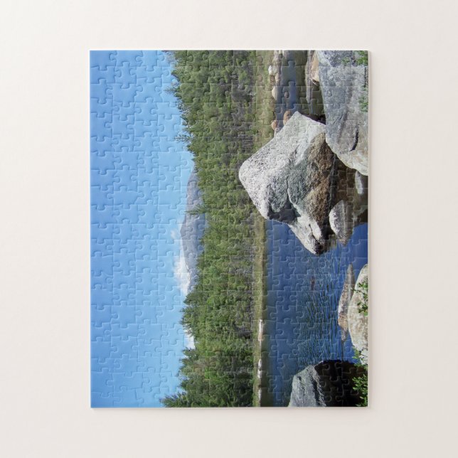 Puzzle Katahdin sur les roches (Vertical)