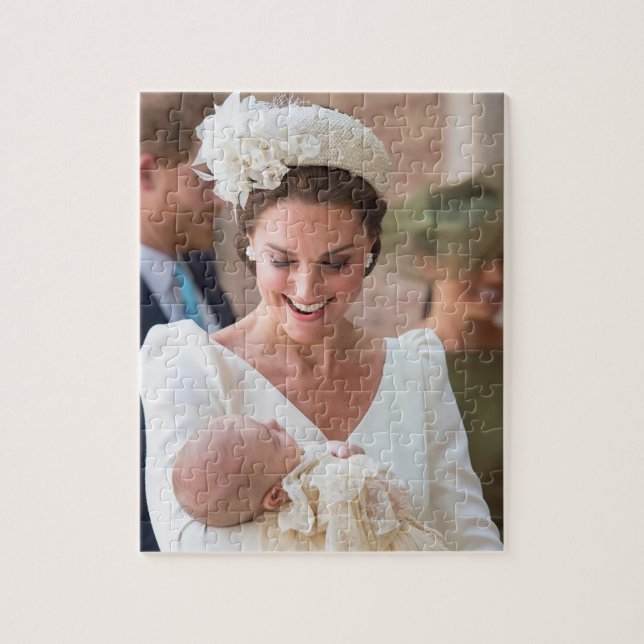 Puzzle Kate Middleton et Prince Louis (Vertical)