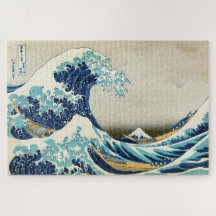 Katsushika Hokusai - La Grande vague au large de K