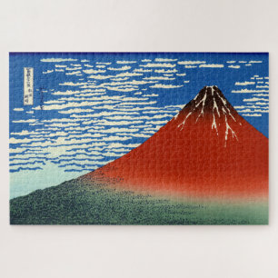 Puzzle Katsushika Hokusai - Vent Fin, Matin Clair